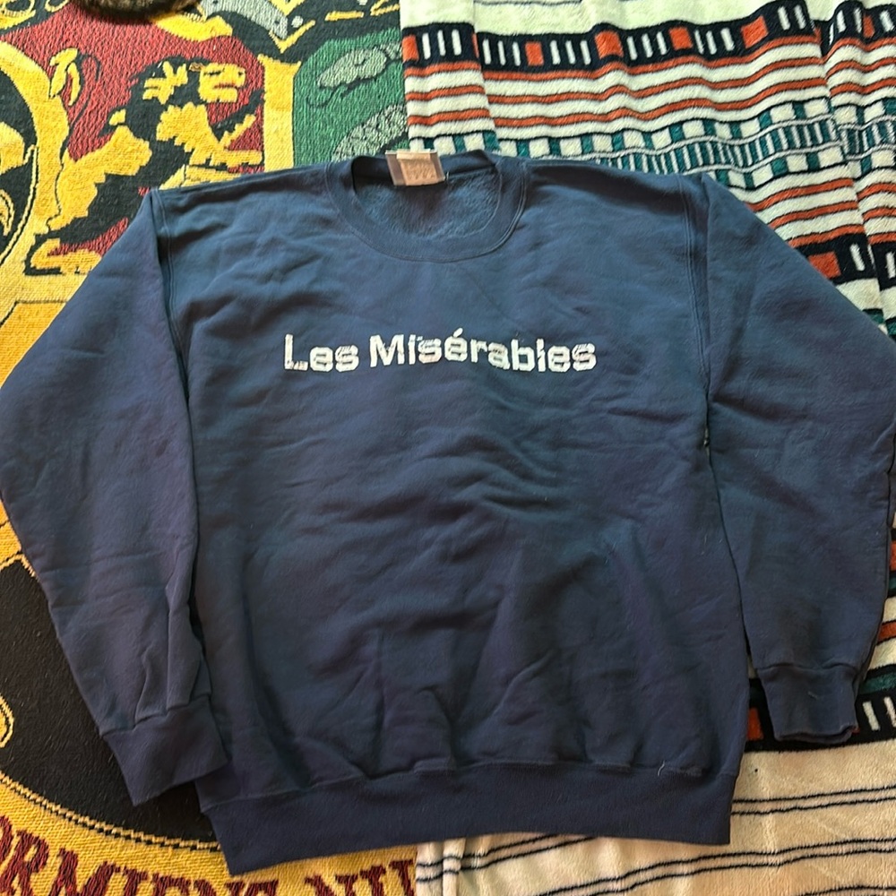 Vintage Hanes Les miserable graphic sweatshirt S